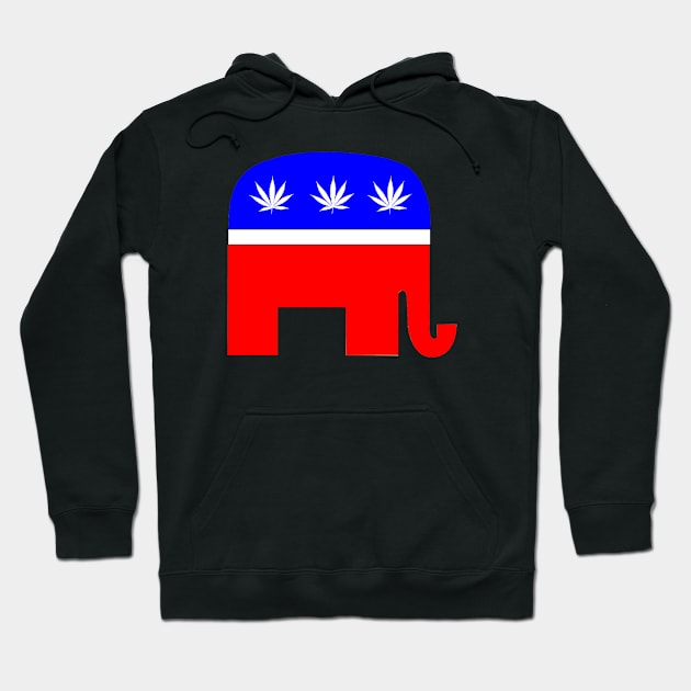 Cannabis Marijuana Legalization Conservation Republicans Support Freedom Hoodie by twizzler3b